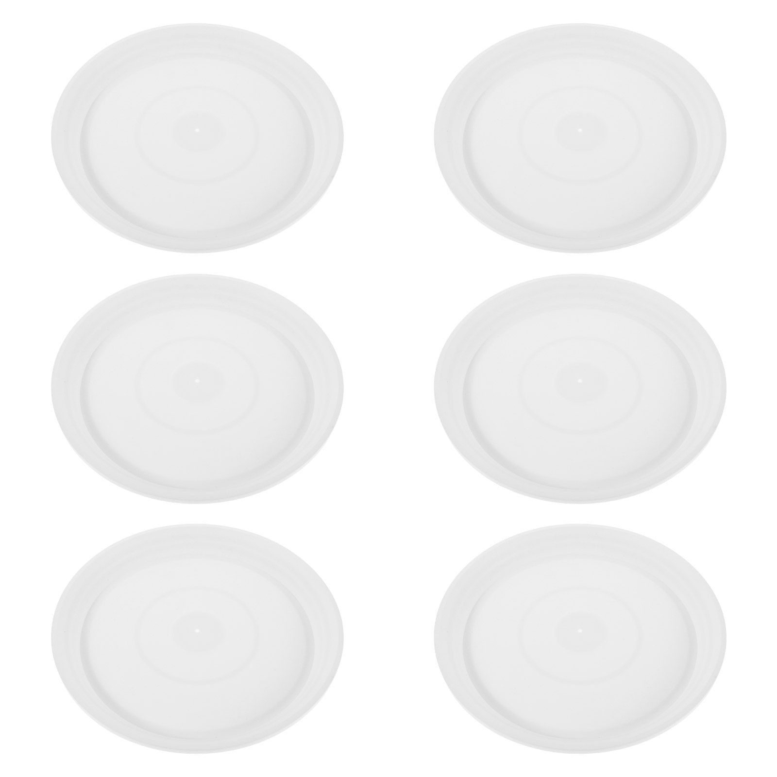 Drip Tray Saucer - 6Pcs 10.61 Inch Round Plastic Plant