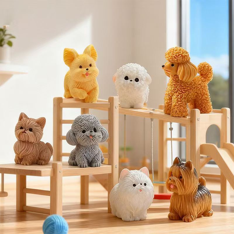 Cute Teddy Poodle Puppy Small  - огляд і ціна Bonsai Garden Art