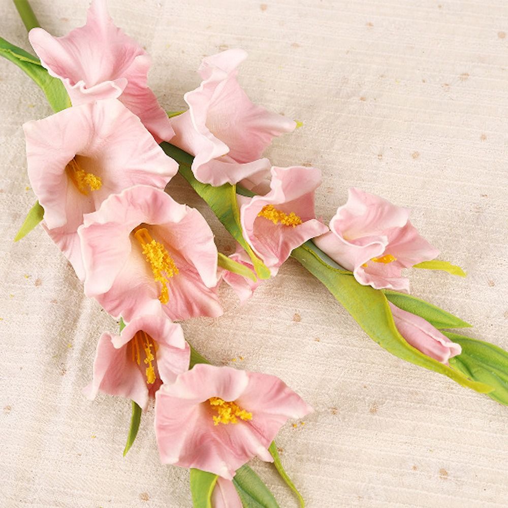 PU Artificial Gladiolus Branch - огляд і ціна Bonsai Garden Art