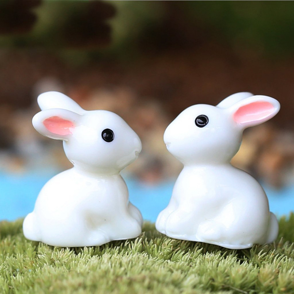 10Pcs Exquisite Mini Rabbits D - огляд і ціна Bonsai Garden Landscape Design