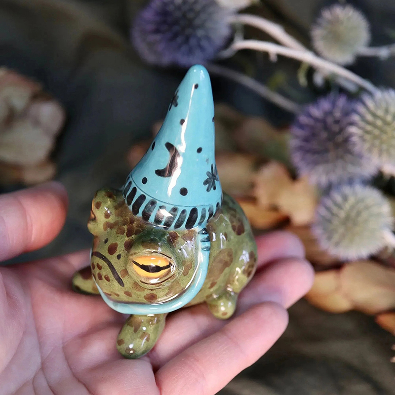 Cute Frog Statues for Garden W - огляд і ціна Bonsai Garden Art