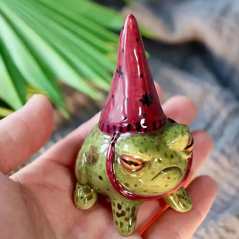 Cute Frog Statues for Garden W - огляд і ціна Bonsai Garden Art
