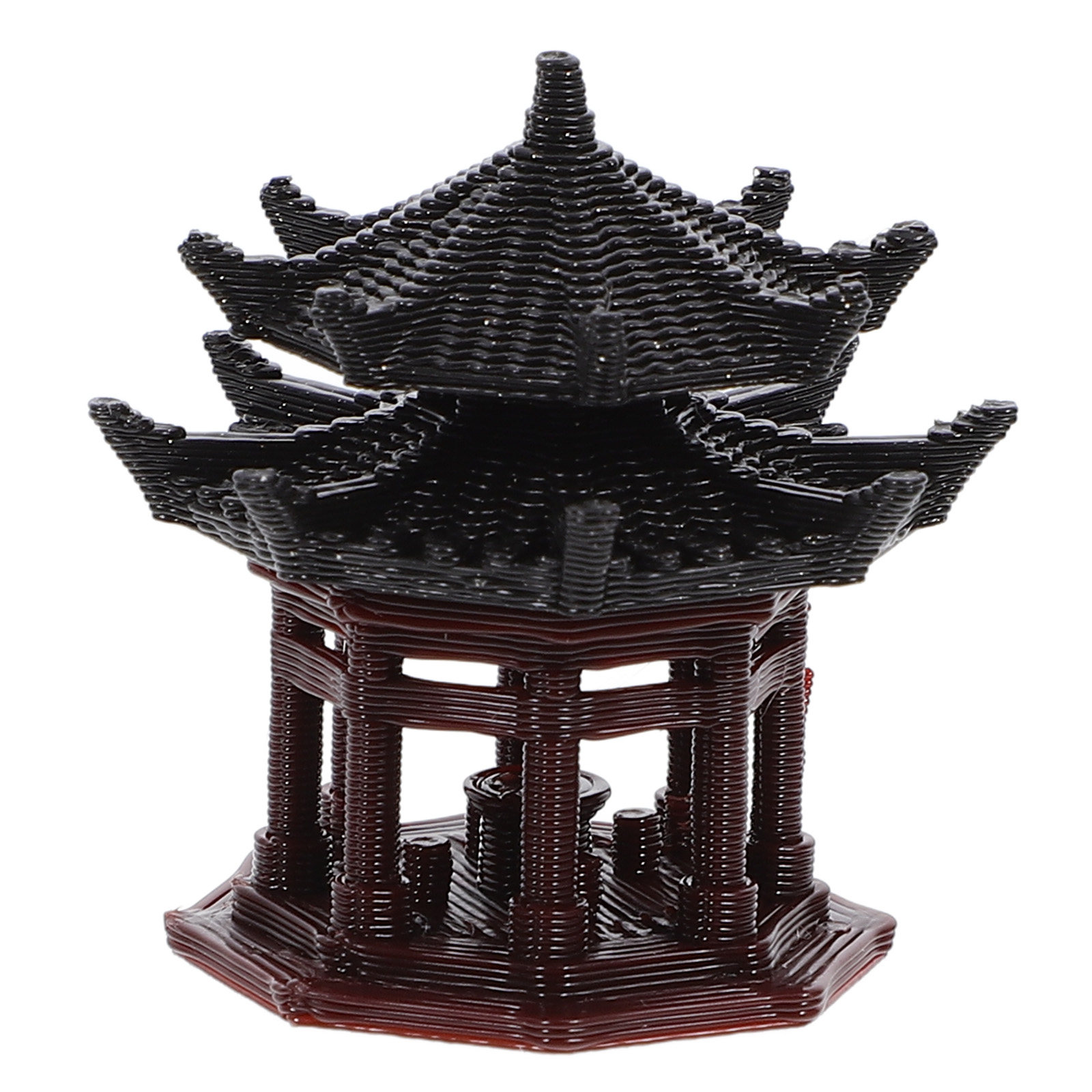 Mini Plastic Pavilion Statue O - огляд і ціна Bonsai Garden Landscape Design